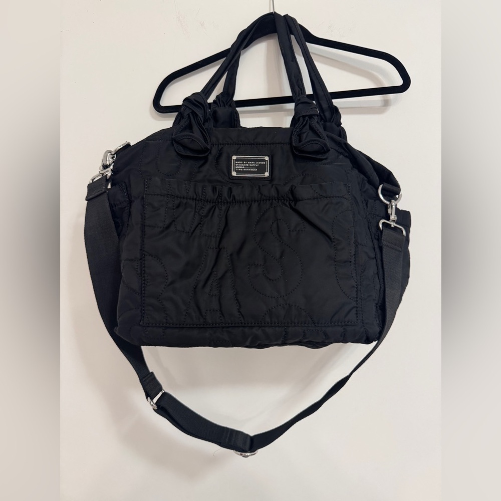 Marc by Marc Jacob’s Black Nylon Eliz-a-Baby Diaper Bag